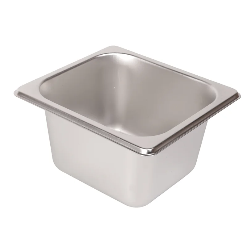 ABZS 6 Pack Anti-Jam Slotted Hotel Pans With Lids, 1/6 Size 4 Inch Deep, Commercial 18/8 Stainless Steel Steam Table Food Pan
ABZS 6 Pack Anti-Jam Slotted Hotel Pans With Lids, 1/6 Size 4 Inch Deep, Commercial 18/8 Stainless Steel Steam Table Food Pan