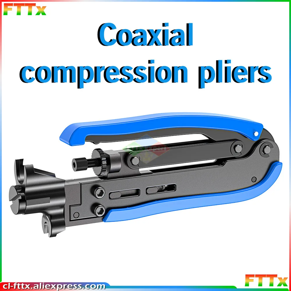 Coaxial Cable Crimper Compression Tool For F Connector New Support metric/imperial system75-5/RG6 75-7/RG11
Coaxial Cable Crimper Compression Tool For F Connector New Support metric/imperial system75-5/RG6 75-7/RG11