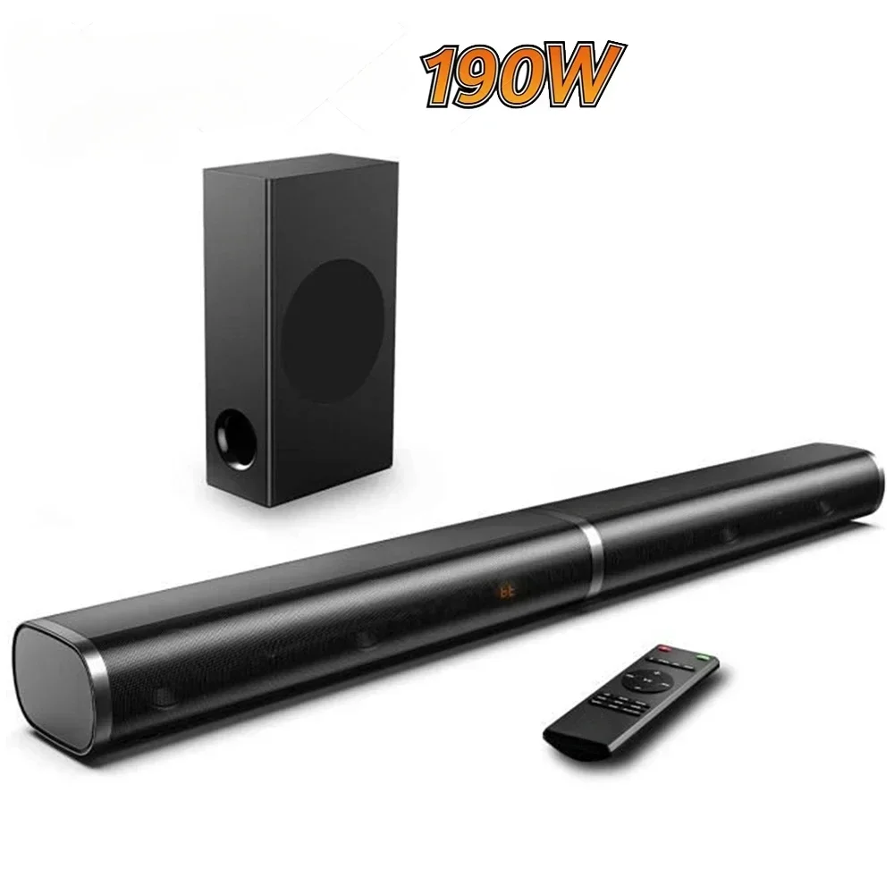 Хорошая звуковая панель для телевизора 190 Вт, проводная и беспроводная Bluetooth 5,0, динамик для домашнего кинотеатра, 3D стереозвуковая панель, сабвуферы, звуковая панель, динамик
Хорошая звуковая панель для телевизора 190 Вт, проводная и беспроводная Bluetooth 5,0, динамик для домашнего кинотеатра, 3D стереозвуковая панель, сабвуферы, звуковая панель, динамик