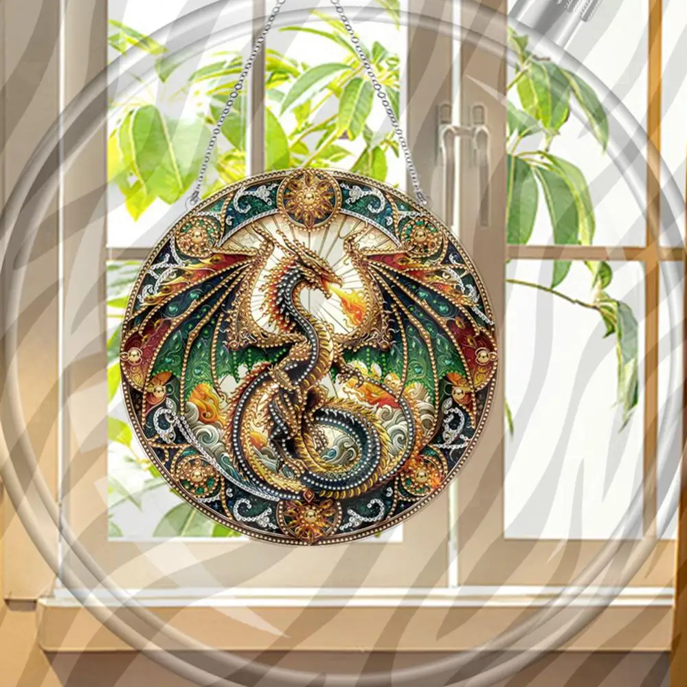 Stained Glass Animal 5D DIY Diamond Painting Dots Pendant Suncatcher Diamond Painting Art Pendant for Garden Window Decor
Stained Glass Animal 5D DIY Diamond Painting Dots Pendant Suncatcher Diamond Painting Art Pendant for Garden Window Decor