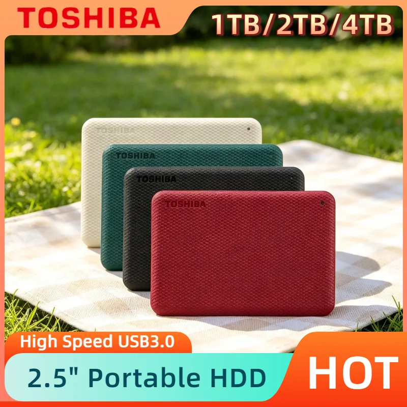 Toshiba V10 Canvio Advanced 1TB 2TB 4TB USB 3.0 2.5 " HDD Portable External Hard Drive Disk Mobile 2.5 For Laptop Computer
Toshiba V10 Canvio Advanced 1TB 2TB 4TB USB 3.0 2.5 " HDD Portable External Hard Drive Disk Mobile 2.5 For Laptop Computer