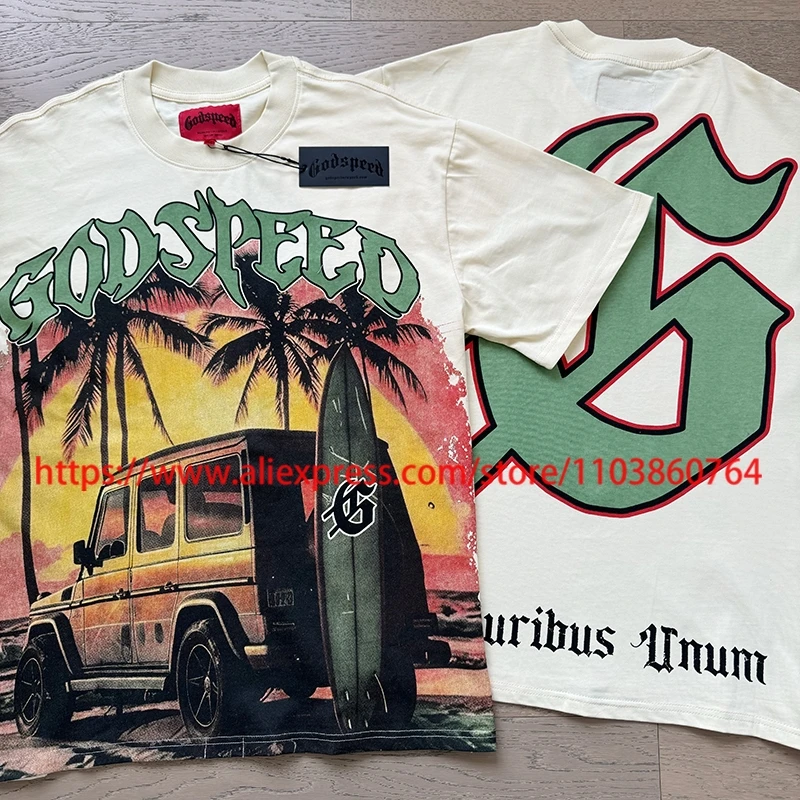 New style Fashionable GOD SPEED T-shirt Summer Unisex High Quality Casual Street Hip-hop Brand Godspeed Short Sleeve Tees
New style Fashionable GOD SPEED T-shirt Summer Unisex High Quality Casual Street Hip-hop Brand Godspeed Short Sleeve Tees
