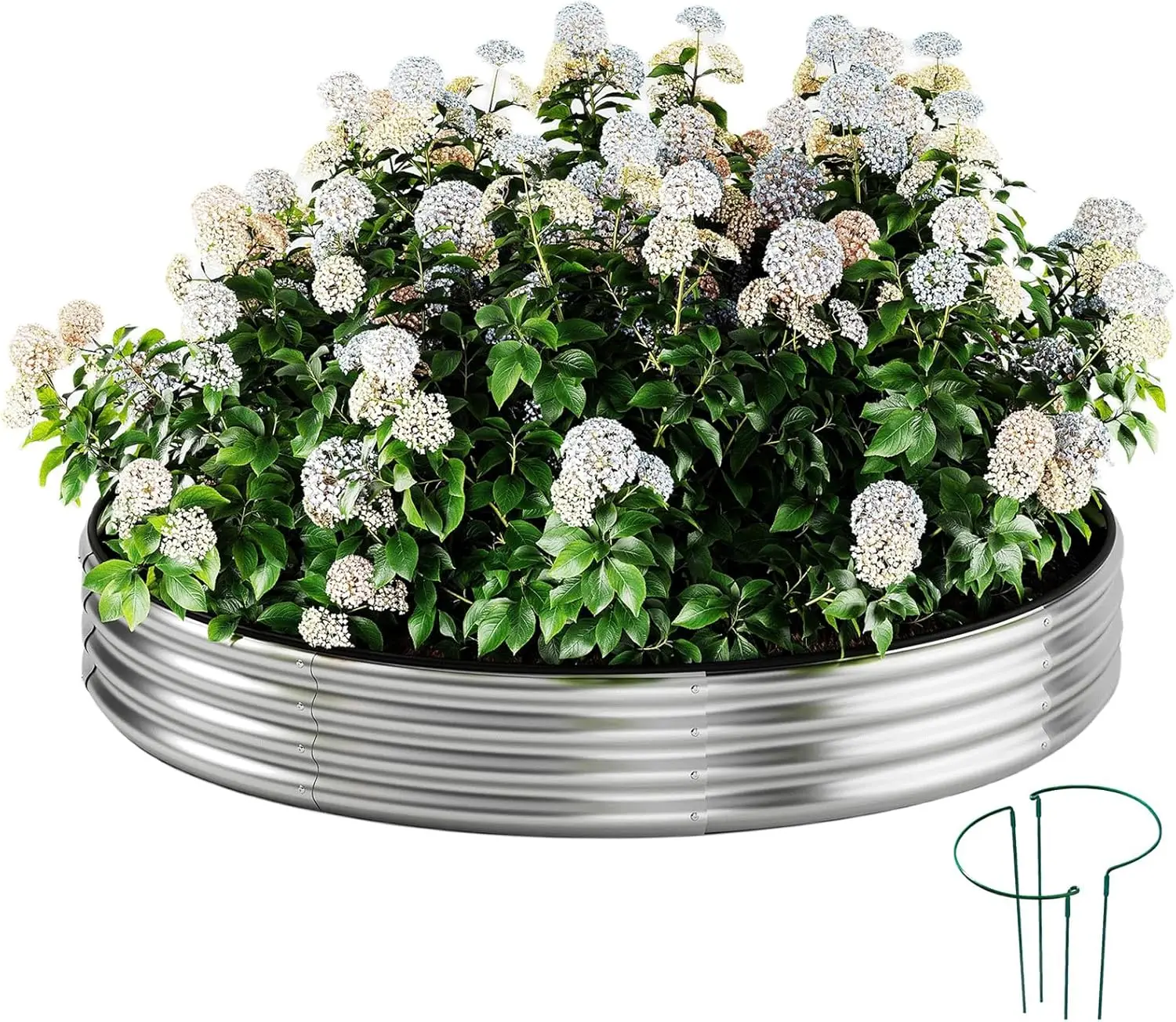 Galvanized Metal Planter Raised Garden Bed Kit for Gardening Outdoor 2x2x1ft Round Galvanized Steel Fire Pit,Steel Fire Pit Silv
Galvanized Metal Planter Raised Garden Bed Kit for Gardening Outdoor 2x2x1ft Round Galvanized Steel Fire Pit,Steel Fire Pit Silv