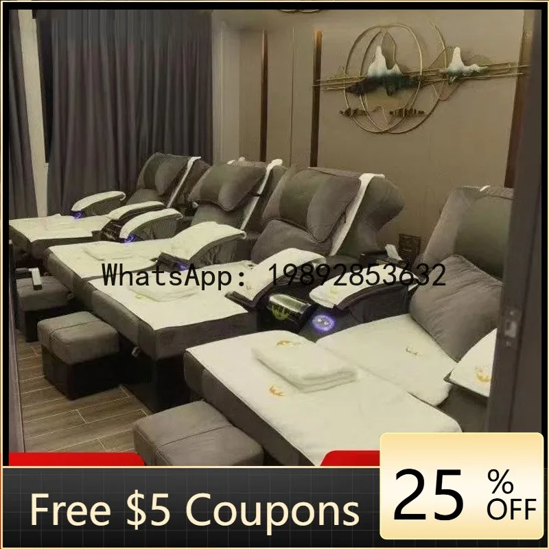 F1 Foot Spa Sofa High-end Electric Foot Bath Massage Bed Foot Bath Sauna Ear Cleaning Integrated Bed SPA Bath Sofa Recliner
F1 Foot Spa Sofa High-end Electric Foot Bath Massage Bed Foot Bath Sauna Ear Cleaning Integrated Bed SPA Bath Sofa Recliner