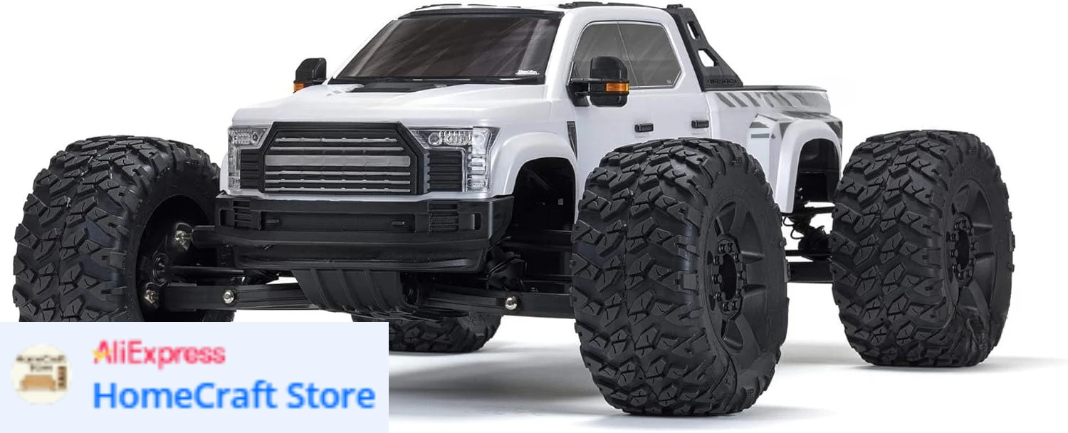 Радиоуправляемый грузовик Big Rock 6S 4WD BLX 1/7 Monster Truck RTR (батарея и зарядное устройство не входят в комплект) белый
Радиоуправляемый грузовик Big Rock 6S 4WD BLX 1/7 Monster Truck RTR (батарея и зарядное устройство не входят в комплект) белый