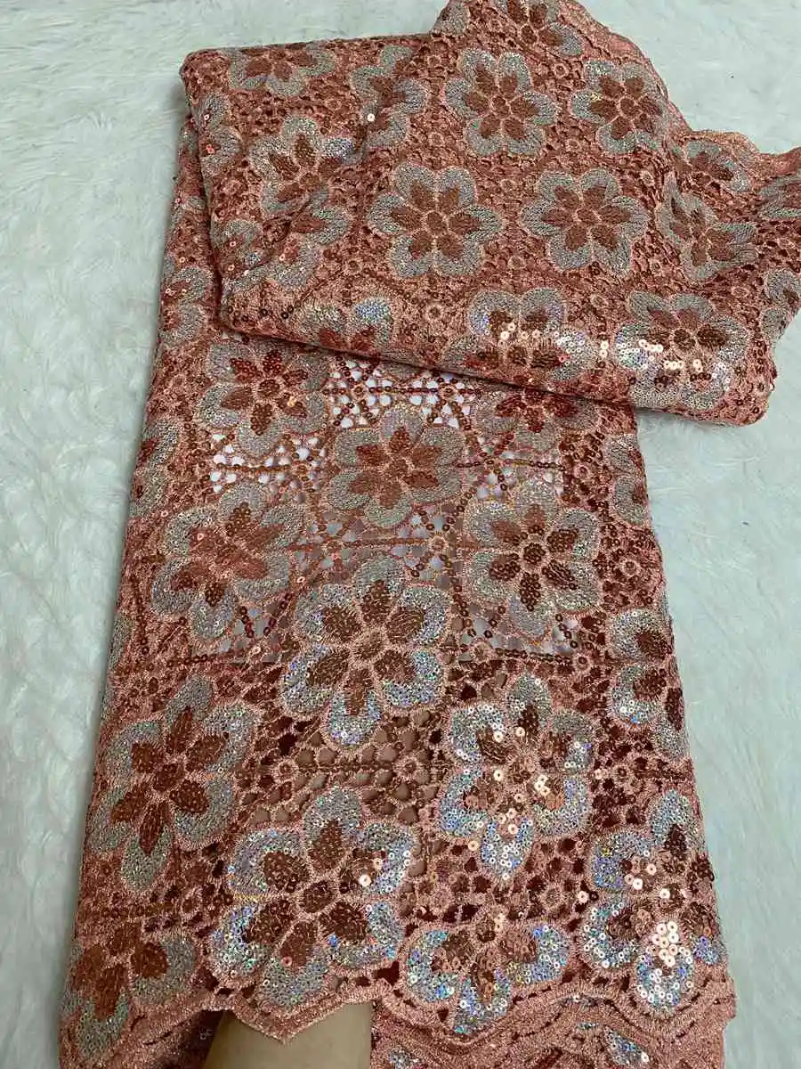 NICEME Guipure Lace Fabric With Sequins 2024 African GuipureNigerian Water Soluble Lace For Wedding Party FY3085
NICEME Guipure Lace Fabric With Sequins 2024 African GuipureNigerian Water Soluble Lace For Wedding Party FY3085