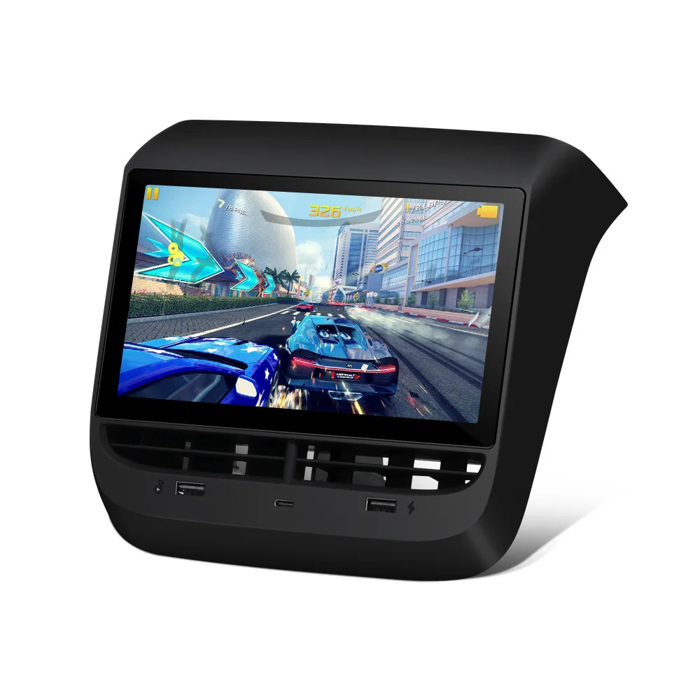 Rear Seat LCD Entertainment System for Tesla Model 3/Y Accessories 7 Inch Touch Screen with WiFi, Able To Adjust Rear Seat Heat
Rear Seat LCD Entertainment System for Tesla Model 3/Y Accessories 7 Inch Touch Screen with WiFi, Able To Adjust Rear Seat Heat