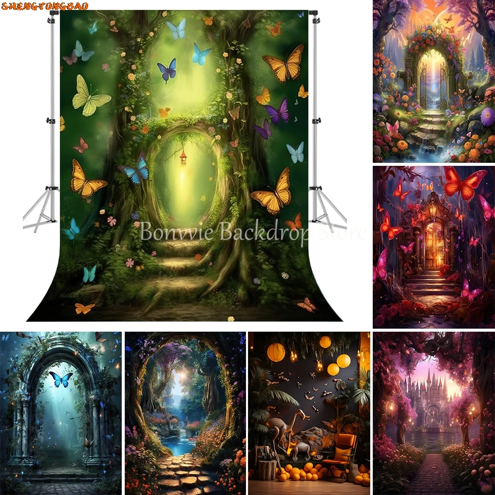 Dreamy Forest Backdrop Butterfly Flower Baby Shower Kid Birthday Party Wedding Photography Background Photo Studio Props
Dreamy Forest Backdrop Butterfly Flower Baby Shower Kid Birthday Party Wedding Photography Background Photo Studio Props