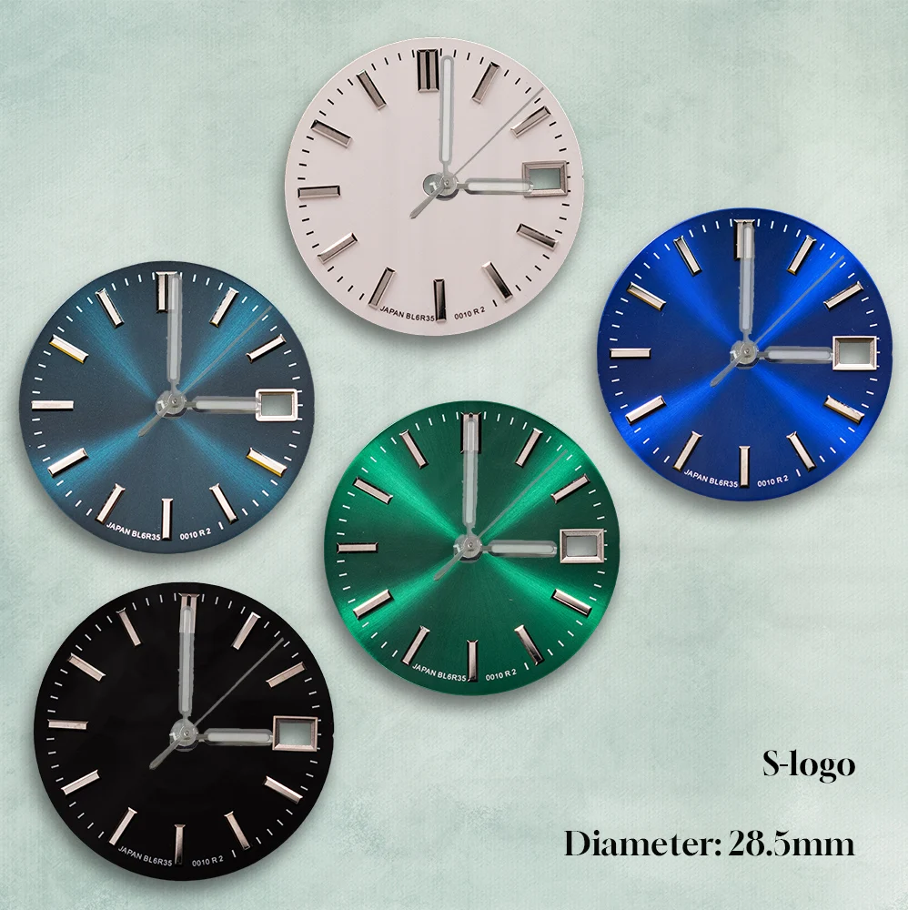 GS Logo 28.5mm Sunray Black Dial for NH35/NH36/4R/7S Movements | High Quality Men‘s Watch Modification Accessories
GS Logo 28.5mm Sunray Black Dial for NH35/NH36/4R/7S Movements | High Quality Men‘s Watch Modification Accessories