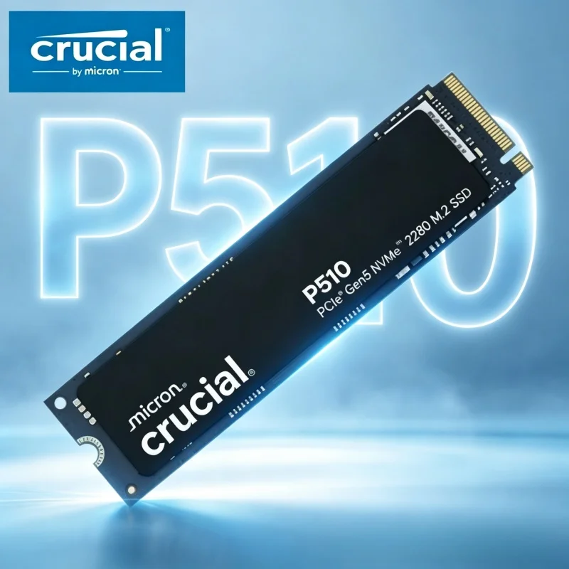 Hot Selling Crucial P510 3D NAND M.2 2280 PCIe Gen5 NVMe SSD 1TB/2TB Ultra High Speed Disk for Gaming Notebook PC
Hot Selling Crucial P510 3D NAND M.2 2280 PCIe Gen5 NVMe SSD 1TB/2TB Ultra High Speed Disk for Gaming Notebook PC