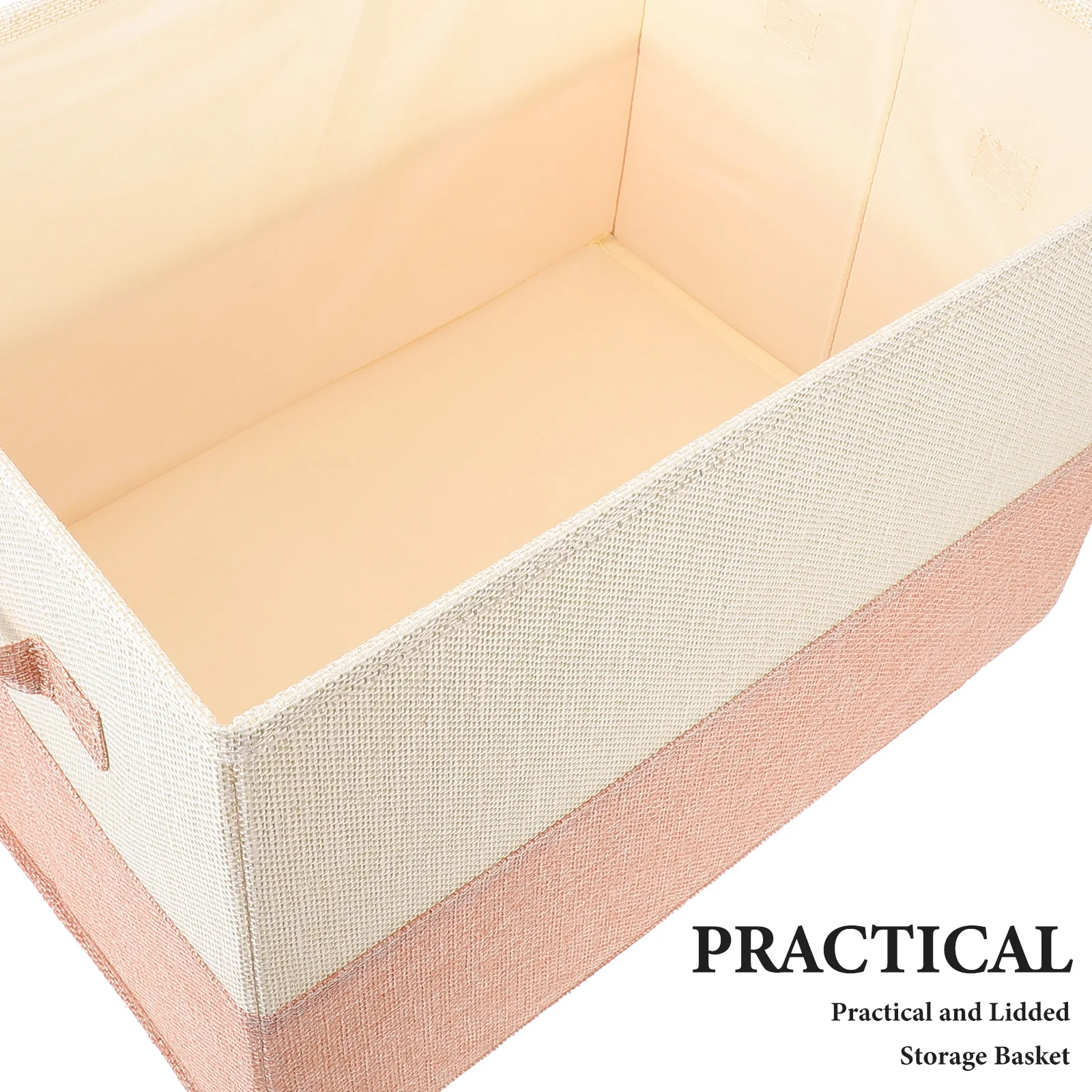Folding Lidded Cotton Storage Basket For Home Bedroom Bathroom Kitchen Multi-Purpose Fabric Organizer Book Sundries
Folding Lidded Cotton Storage Basket For Home Bedroom Bathroom Kitchen Multi-Purpose Fabric Organizer Book Sundries