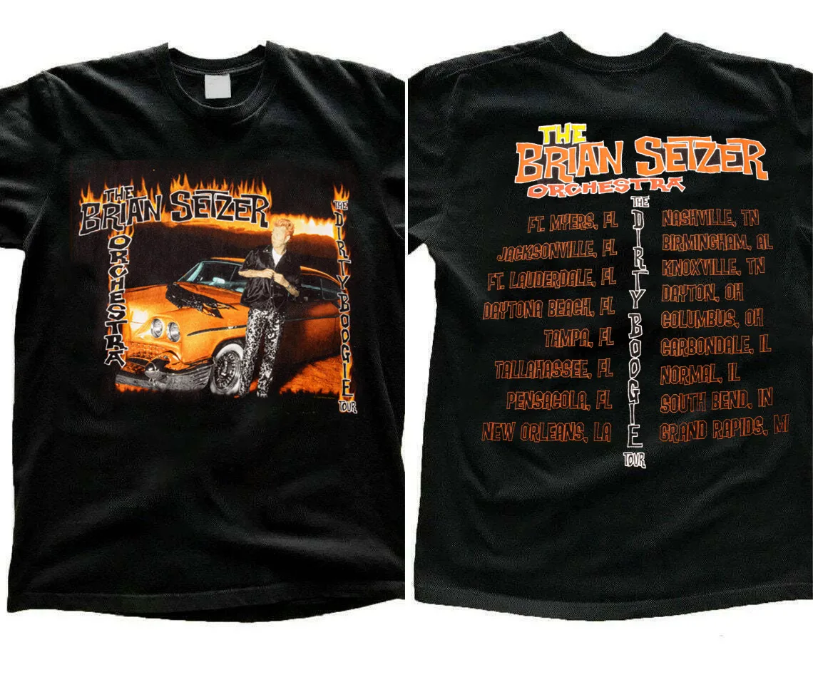 VINTAGE THE BRIAN SETZER ORCHESTRA TEE SHIRT 1998 Black All Size 2 Side AC1164
VINTAGE THE BRIAN SETZER ORCHESTRA TEE SHIRT 1998 Black All Size 2 Side AC1164