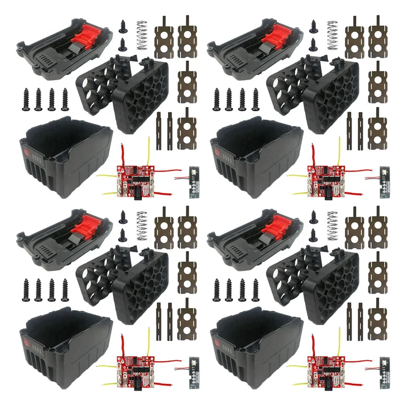 AF89-4X Li- Battery Case Circuit Board PCB For Lomvum Zhipu Hongsong Jingmi No 18V Lithium Battery, 15 Hole
AF89-4X Li- Battery Case Circuit Board PCB For Lomvum Zhipu Hongsong Jingmi No 18V Lithium Battery, 15 Hole