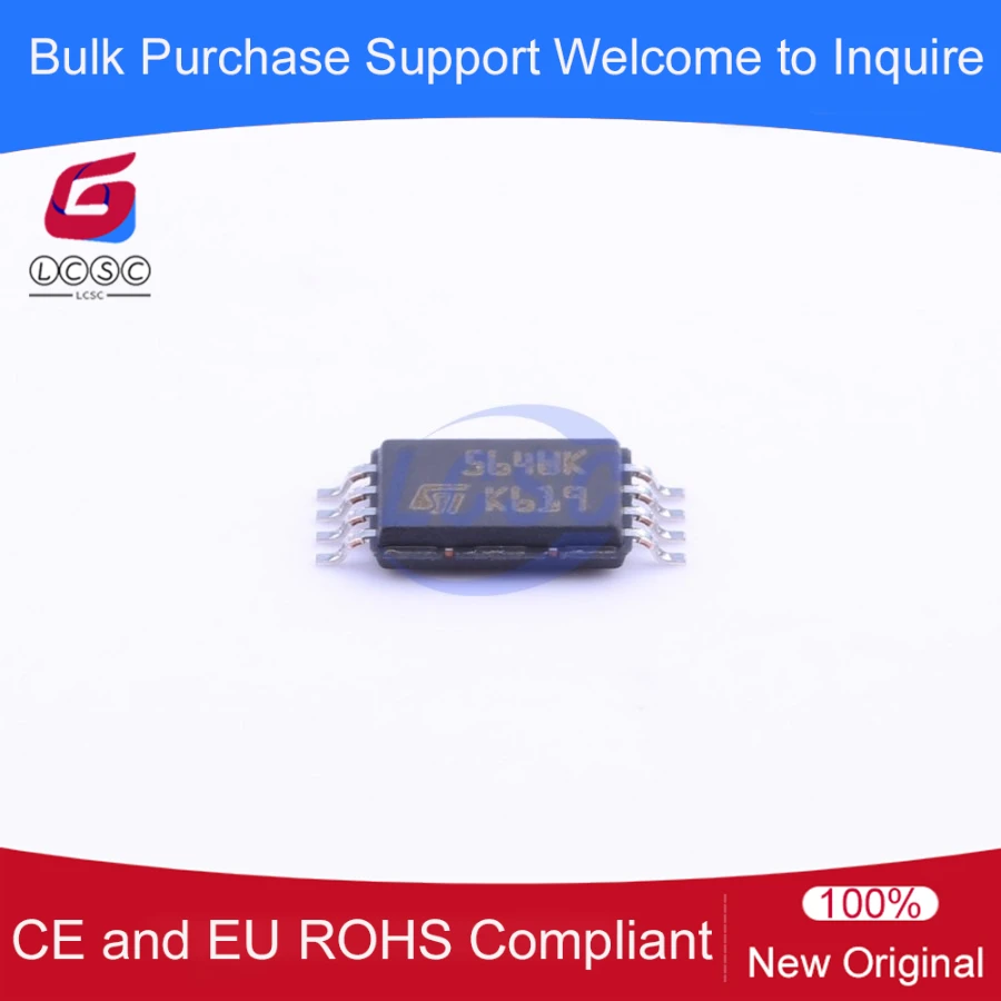 10Pcs/Pack M95640-WDW6TP 64-Kbit Serial SPI Bus EEPROM with High-speed Clock 20MHz TSSOP-8 Memory IC Chip Code 564WK
10Pcs/Pack M95640-WDW6TP 64-Kbit Serial SPI Bus EEPROM with High-speed Clock 20MHz TSSOP-8 Memory IC Chip Code 564WK