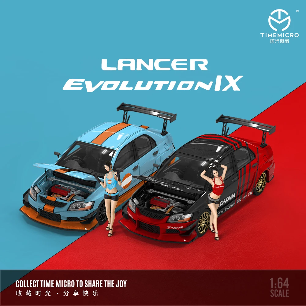 TimeMicro 1:64 EVO 9 Generation Open Cover blue and ADVAN Alloy Car Model for Collection&Display&Gift
TimeMicro 1:64 EVO 9 Generation Open Cover blue and ADVAN Alloy Car Model for Collection&Display&Gift
