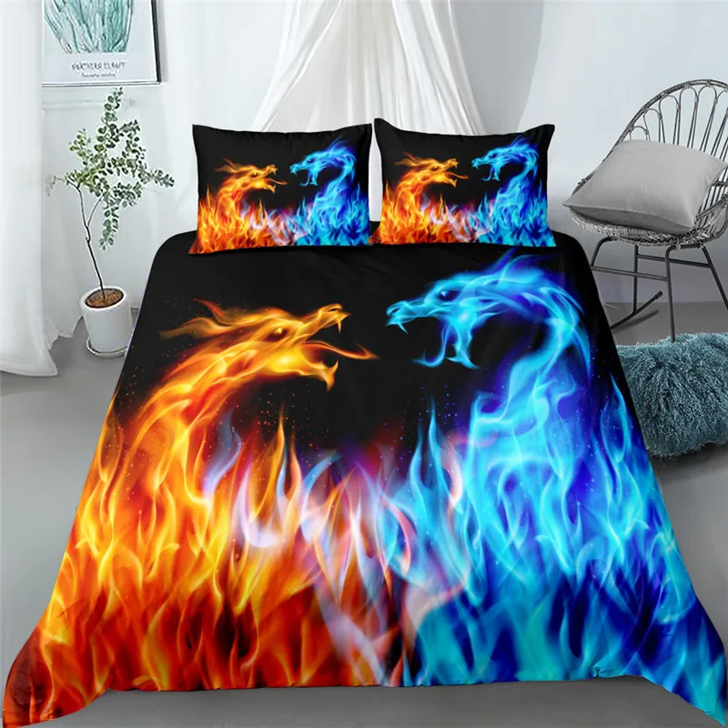Fire Of Dragon Duvet Cover Set Single Twin Double Queen King Super King Size Bed Linen Set
Fire Of Dragon Duvet Cover Set Single Twin Double Queen King Super King Size Bed Linen Set