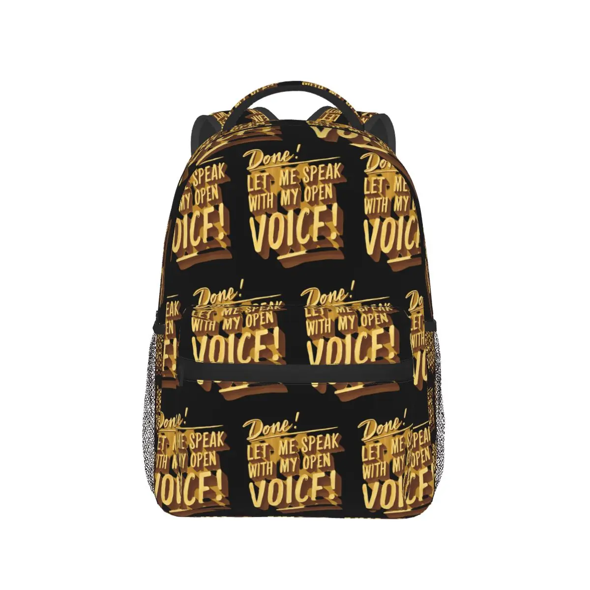 Done Let Me Speak With My Open Voice Backpack Hot Sale Daypack Large Capacity Boys Girls BookBag School Bag Shoulder Bags
Done Let Me Speak With My Open Voice Backpack Hot Sale Daypack Large Capacity Boys Girls BookBag School Bag Shoulder Bags