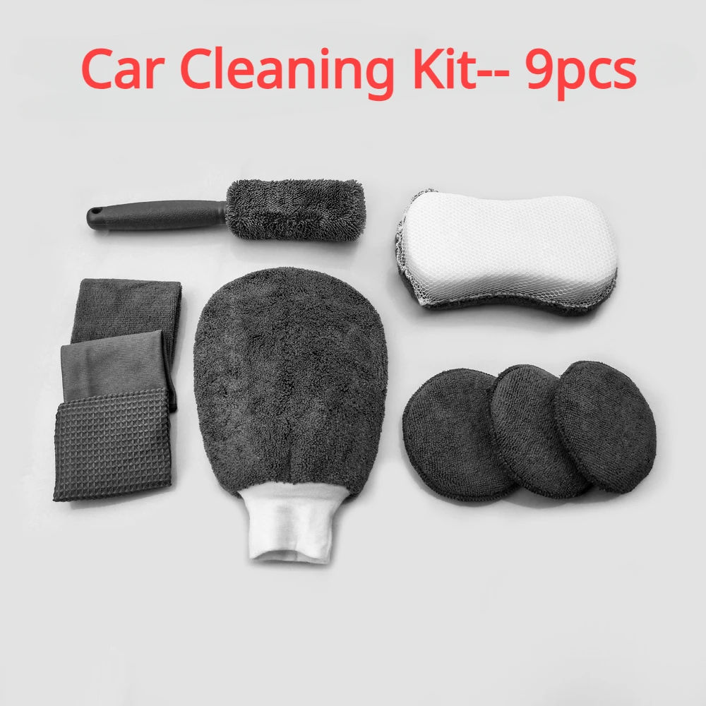 Car Cleaning Kit Cloth Brush Sponge Washing Glove for Tire Rear View Mirror Air Outlet MicroFiber Towel Auto Wash Accessories
Car Cleaning Kit Cloth Brush Sponge Washing Glove for Tire Rear View Mirror Air Outlet MicroFiber Towel Auto Wash Accessories
