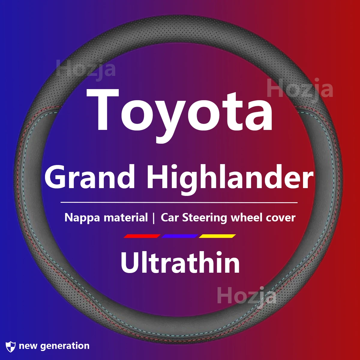Leather Car Steering Wheel Cover For Toyota Grand Highlander 2020 2021 2022 2023 2024 Comfortable Non-slip Auto Accessories
Leather Car Steering Wheel Cover For Toyota Grand Highlander 2020 2021 2022 2023 2024 Comfortable Non-slip Auto Accessories
