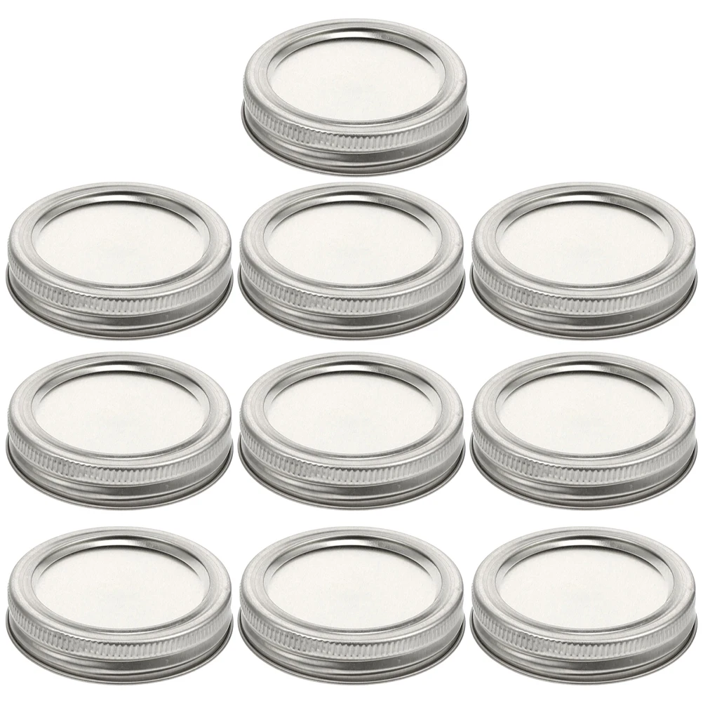 10pcs Mason Jar Lids Sturdy Reusable Canning Covers Tinplate Multipurpose Replacement Sealing Leakproof Practical
10pcs Mason Jar Lids Sturdy Reusable Canning Covers Tinplate Multipurpose Replacement Sealing Leakproof Practical