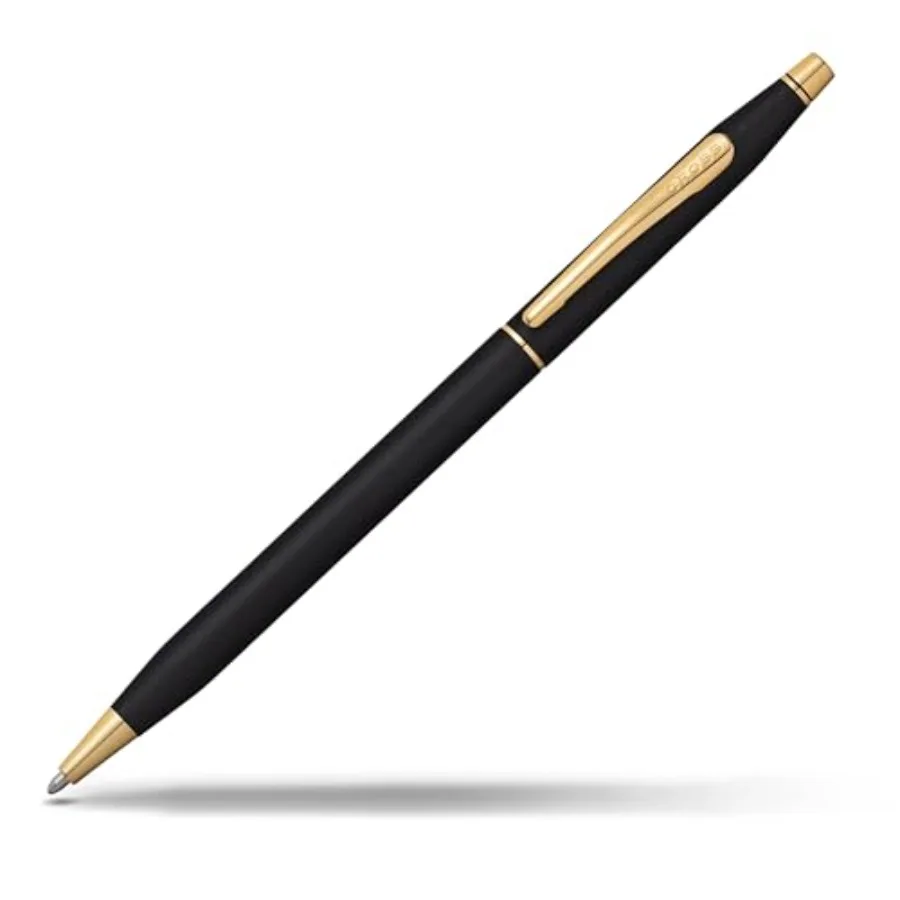 Classic Century Classic Black Ballpoint Pen - Refillable Pen for Effortless Writing - Black Ink - Durable Construction - Premie
Classic Century Classic Black Ballpoint Pen - Refillable Pen for Effortless Writing - Black Ink - Durable Construction - Premie