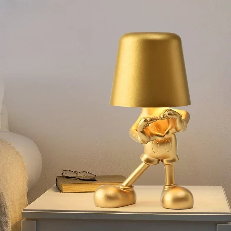 Little Golden Man Touch Rechargeable Table Lamp Study Bedroom Bedside Night Light Italian Ins Decorative Resin Lamp Holiday Gift
Little Golden Man Touch Rechargeable Table Lamp Study Bedroom Bedside Night Light Italian Ins Decorative Resin Lamp Holiday Gift