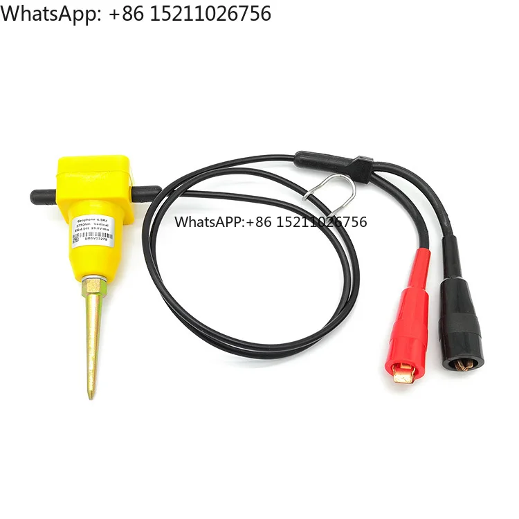SM4 Geophone 10Hz Vertical Land case 1 m Cable with Mueller Clips Connector 10 Hz Geophone 
SM4 Geophone 10Hz Vertical Land case 1 m Cable with Mueller Clips Connector 10 Hz Geophone