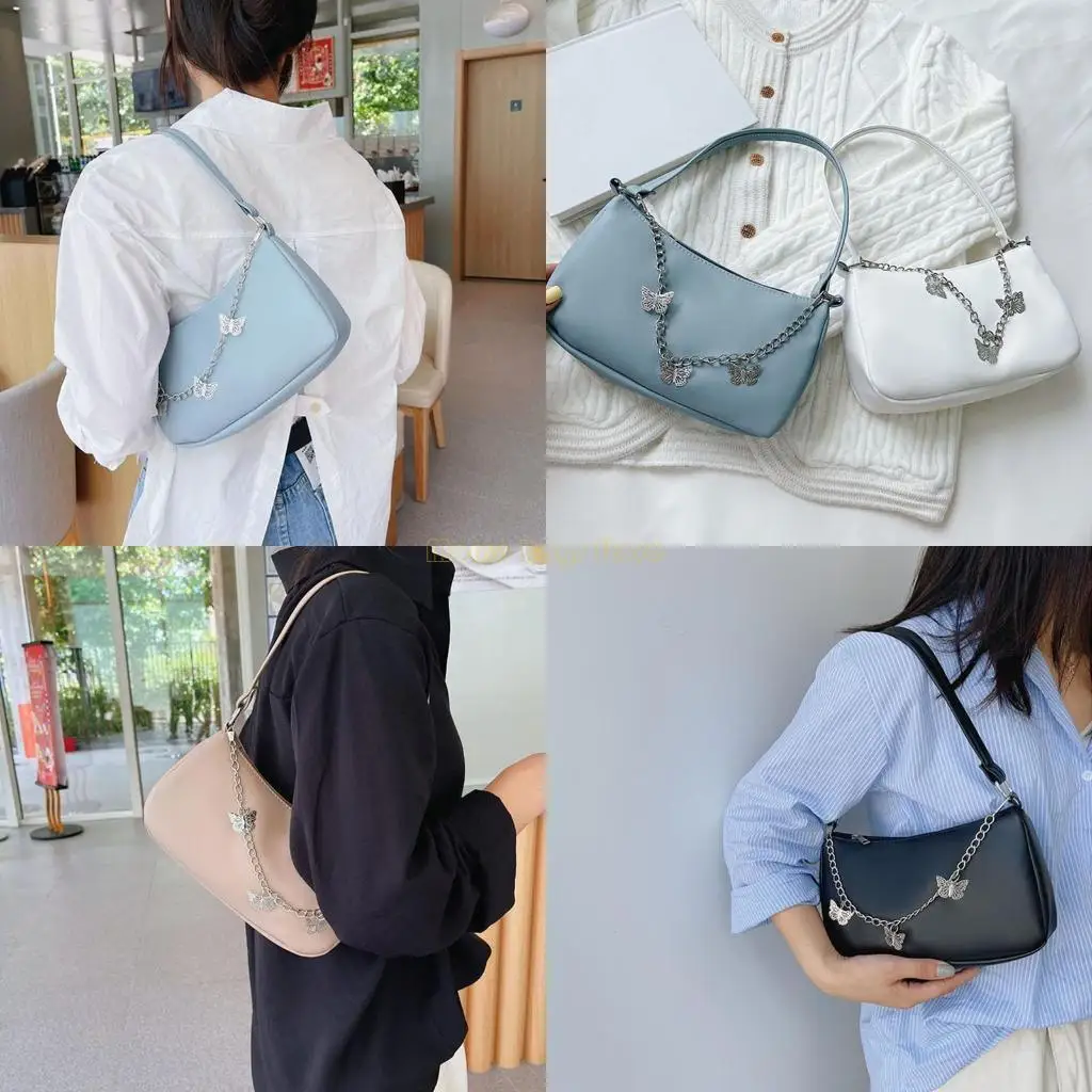 X90D Fashion Underarm Bag for Women for Butterfly Chain Shoulder Bag PU Leather Hobo
X90D Fashion Underarm Bag for Women for Butterfly Chain Shoulder Bag PU Leather Hobo
