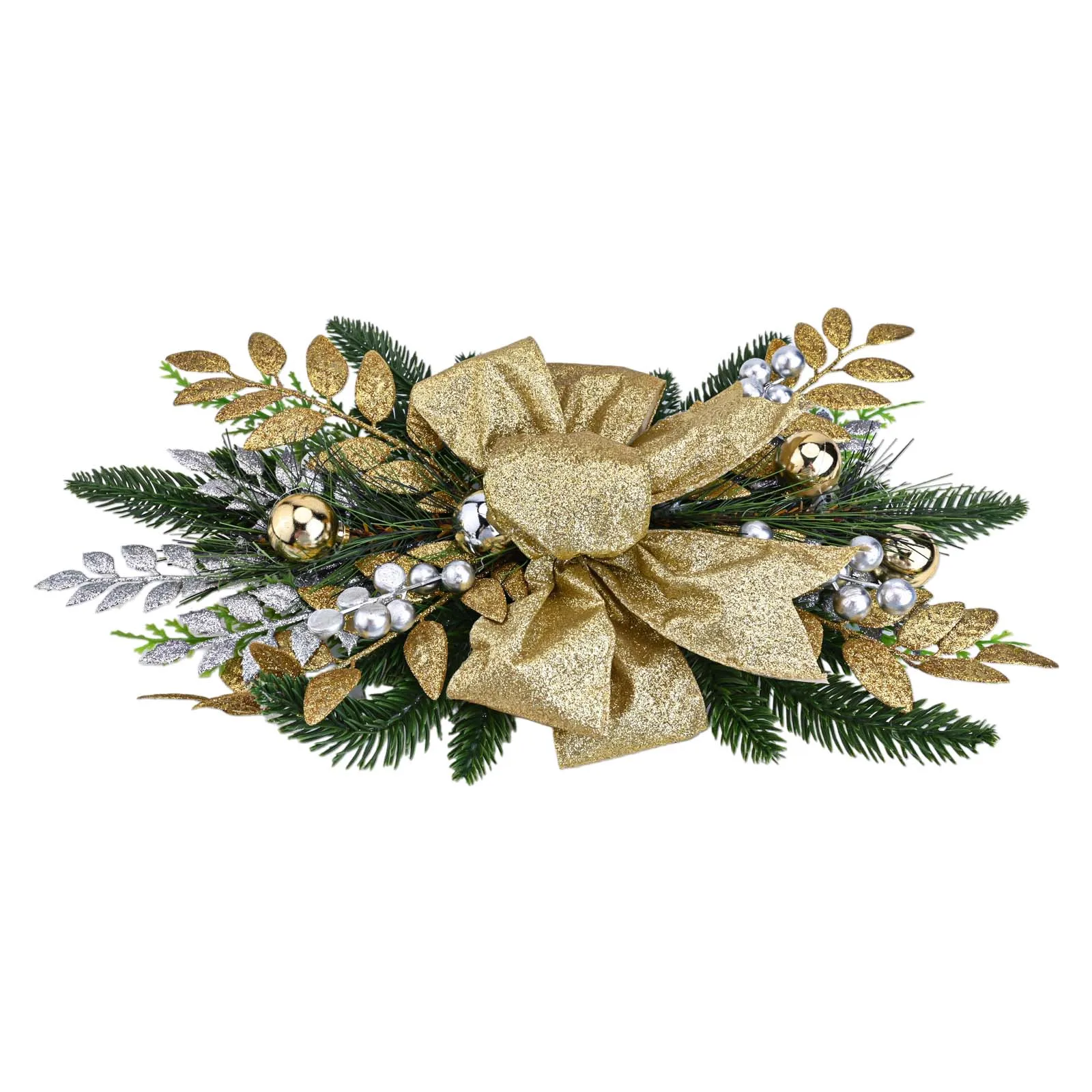 Exquisite Christmas Swag Wreath Pendants Ornament Atmosphere Decorative Garland Holiday Home Door Window Decoration
Exquisite Christmas Swag Wreath Pendants Ornament Atmosphere Decorative Garland Holiday Home Door Window Decoration