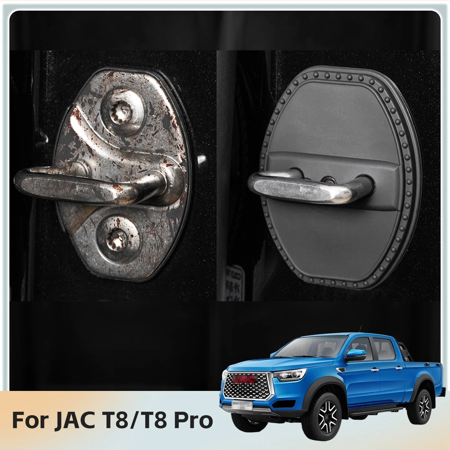 2/4Pcs Silicone Car Door Lock Cover Protective Decoration Case For JAC T8 / T8 Pro
2/4Pcs Silicone Car Door Lock Cover Protective Decoration Case For JAC T8 / T8 Pro