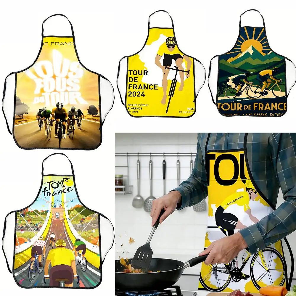 Bike and Cyclist Tour De France Bib Apron Chef Waitress Apron for Home Cleaning Kitchen Cooking, Baking, Gardening
Bike and Cyclist Tour De France Bib Apron Chef Waitress Apron for Home Cleaning Kitchen Cooking, Baking, Gardening