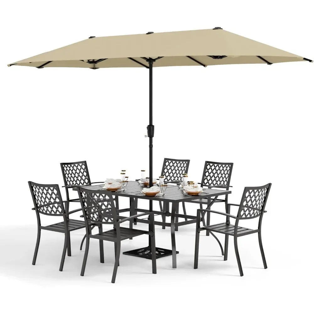 Набор современной мебели XMSJ OutdoorGarden, набор из 6 уличных Штабелируемых стульев, набор садовой мебели из 8 предметов
Набор современной мебели XMSJ OutdoorGarden, набор из 6 уличных Штабелируемых стульев, набор садовой мебели из 8 предметов