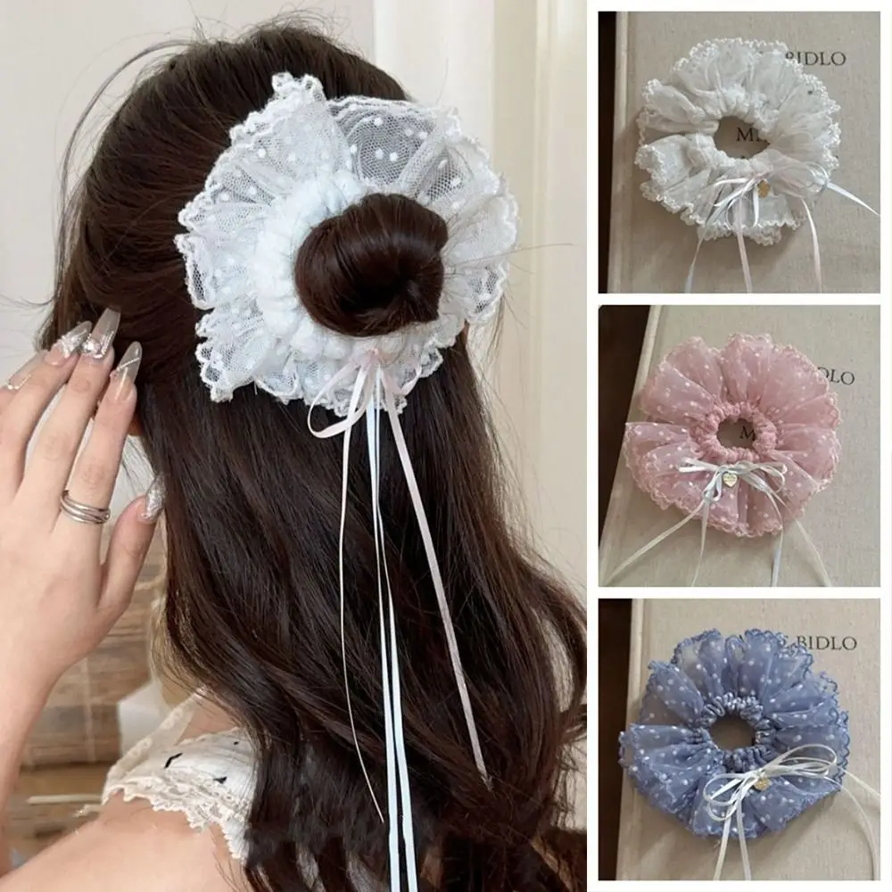 1 Pc Temperamental Pleated Scrunchies Sweet Polka Dot Scrunchies Ribbon Oversized Hair Ropes For Women
1 Pc Temperamental Pleated Scrunchies Sweet Polka Dot Scrunchies Ribbon Oversized Hair Ropes For Women
