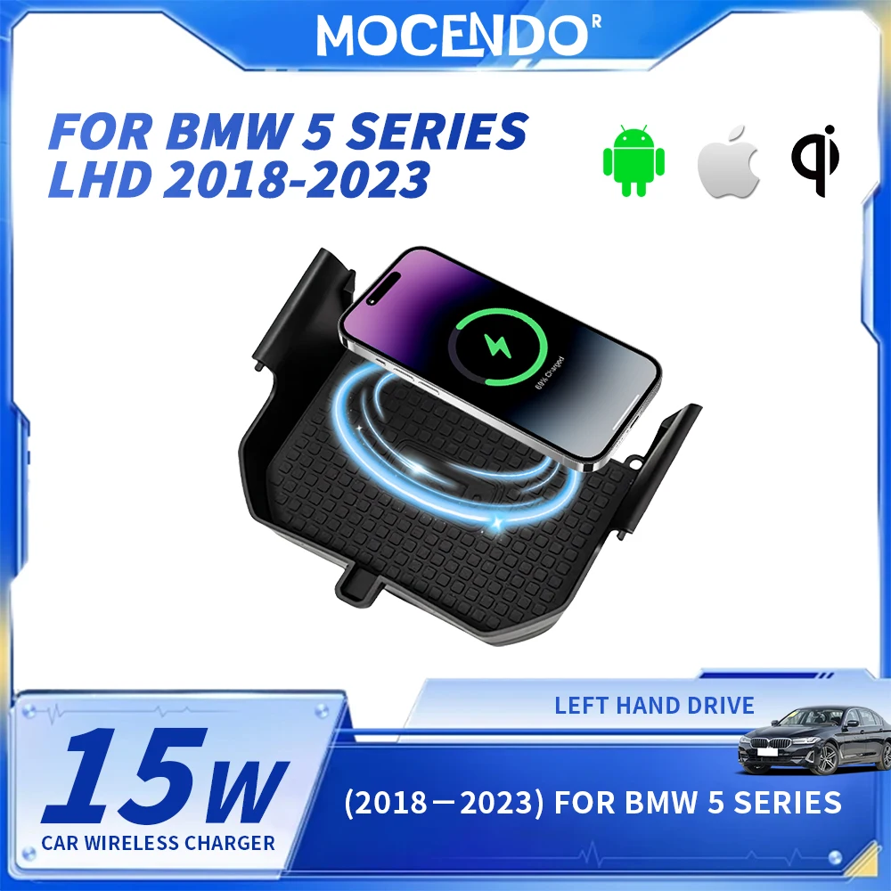 15W Fast Car Wireless Charger Pad for BMW 5 Series 2018-2023 - Phone Charging Holder Panel
15W Fast Car Wireless Charger Pad for BMW 5 Series 2018-2023 - Phone Charging Holder Panel