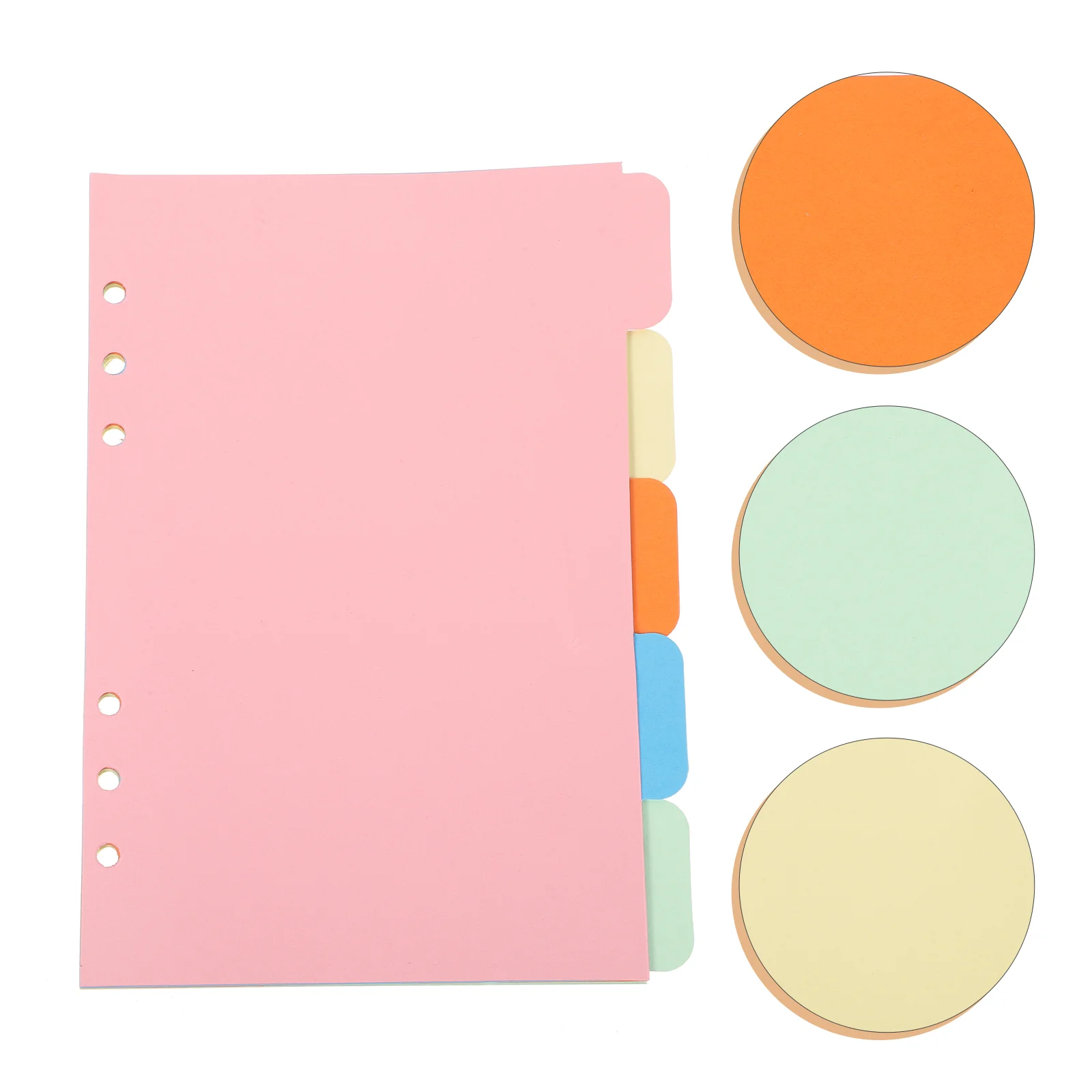 2/1 Set Tab Dividers A5 Index Classified Lables 6-Holes Colorful Filler Project Sorter Pages for Plastic Adhesives Planner
2/1 Set Tab Dividers A5 Index Classified Lables 6-Holes Colorful Filler Project Sorter Pages for Plastic Adhesives Planner