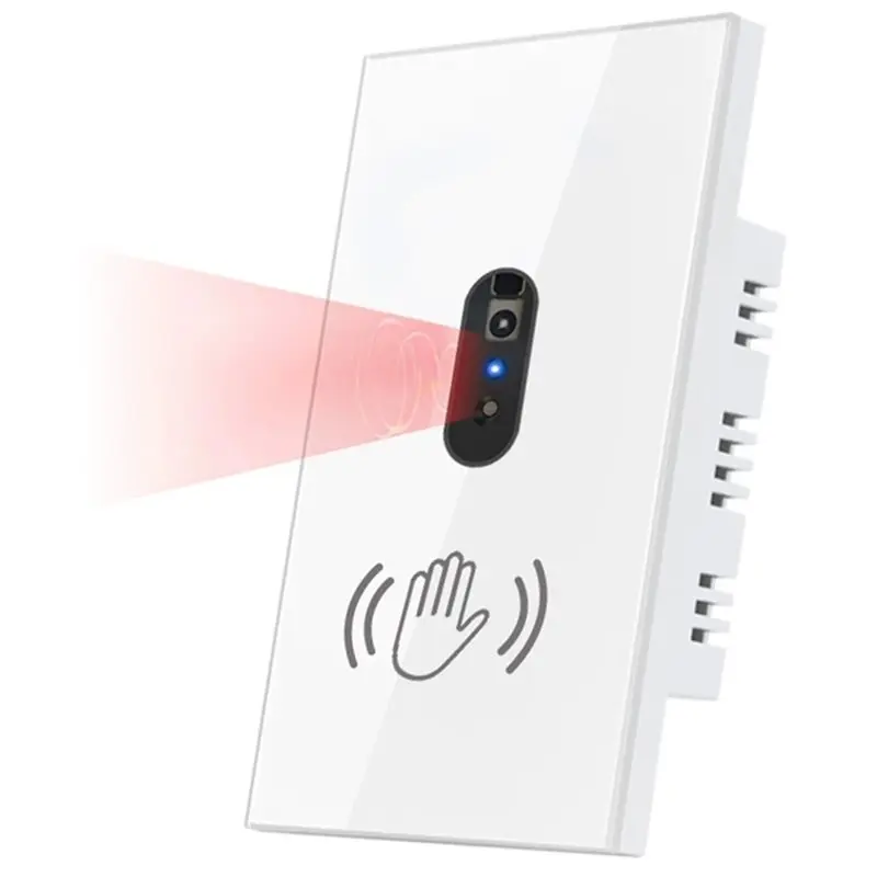 【ALLOWANCE】Electrical Power On/Off Lamp 1Pc Wall Light Switch Infrared(IR) Sensor No-Touch Glass Screen Panel US Plug Need
【ALLOWANCE】Electrical Power On/Off Lamp 1Pc Wall Light Switch Infrared(IR) Sensor No-Touch Glass Screen Panel US Plug Need