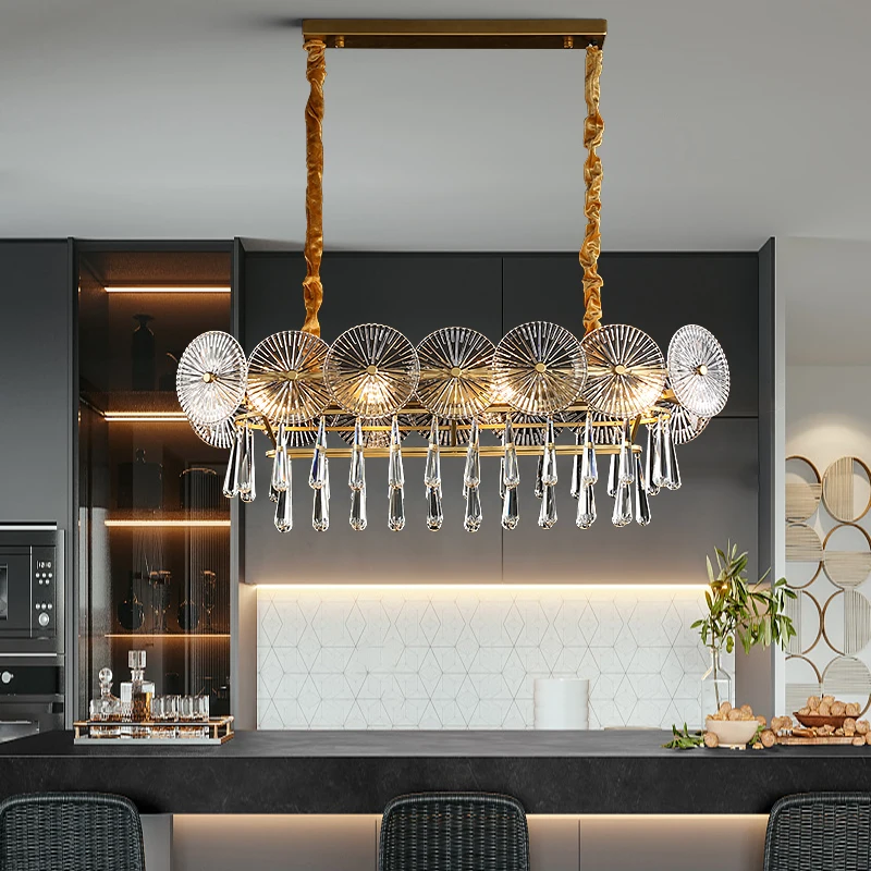 Luxury crystal chandelier,gift LED bulb,height adjustable,creative living room light dining room bedroom chandelier
Luxury crystal chandelier,gift LED bulb,height adjustable,creative living room light dining room bedroom chandelier