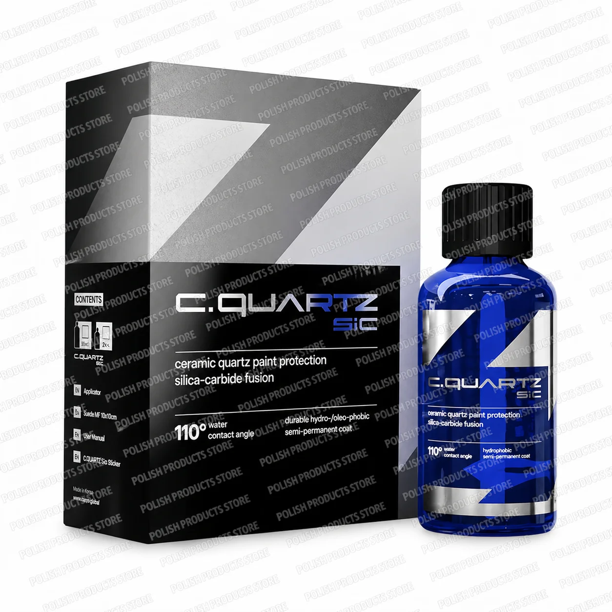 For CAR CQUARTZ SiC 30ml Kit Car Ceramic Coating Finish Quartz Based Nanotechnology Bonds To Paint Glass Metal and Plastic
For CAR CQUARTZ SiC 30ml Kit Car Ceramic Coating Finish Quartz Based Nanotechnology Bonds To Paint Glass Metal and Plastic