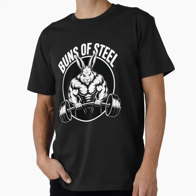 Rabbit Weightlifting - Buns of Steel Funny Gift t shirt for Gym Workout Fitness Short Sleeve Graphic Clothes All size tops S-6XL
Rabbit Weightlifting - Buns of Steel Funny Gift t shirt for Gym Workout Fitness Short Sleeve Graphic Clothes All size tops S-6XL