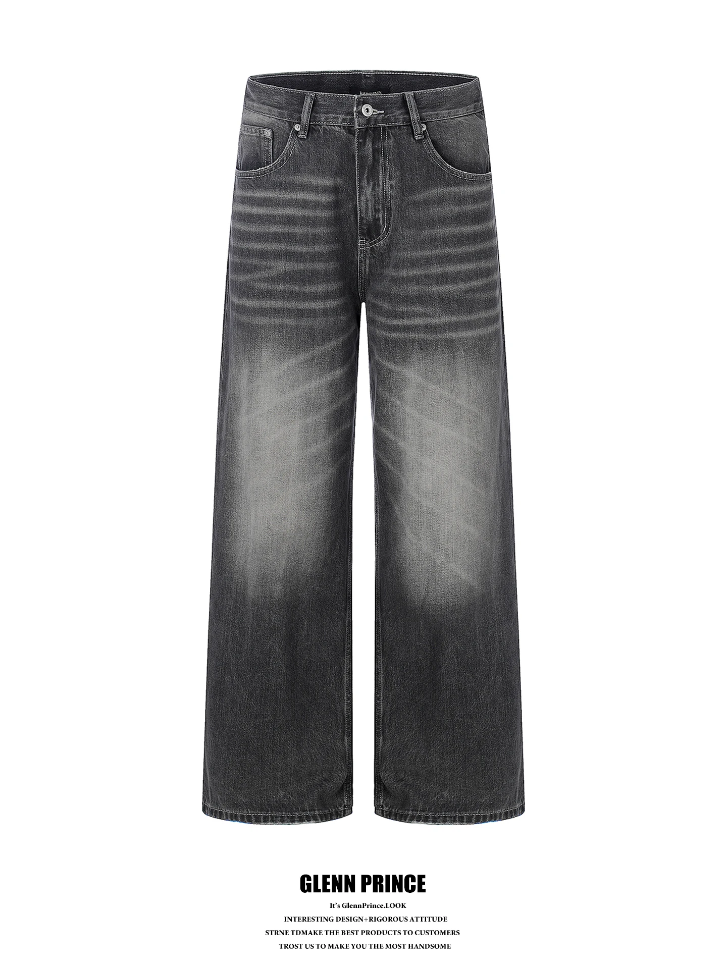 Washed Gradual American Style Men's Jeans Loose Straight Tube Long Pants Draping Sensation Hip And Handsome
Washed Gradual American Style Men's Jeans Loose Straight Tube Long Pants Draping Sensation Hip And Handsome