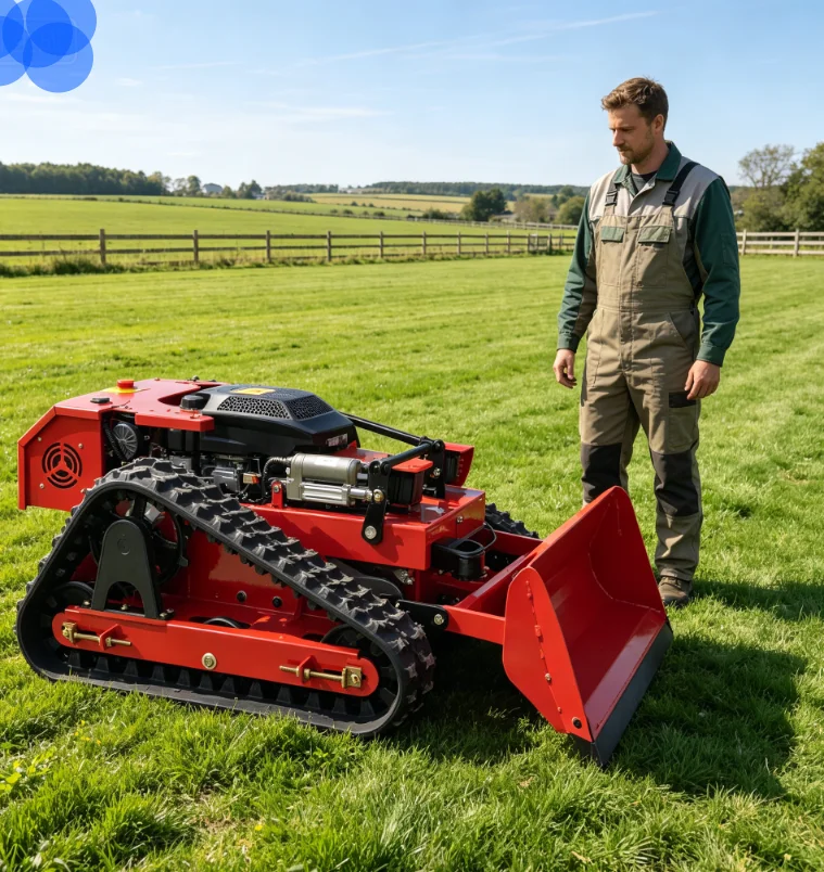 Factory Direct Remote Tracked Zero-Turn Mower 550mm Cut Width with Snow Shovel Low Price High Value Garden Care Equipment
Factory Direct Remote Tracked Zero-Turn Mower 550mm Cut Width with Snow Shovel Low Price High Value Garden Care Equipment