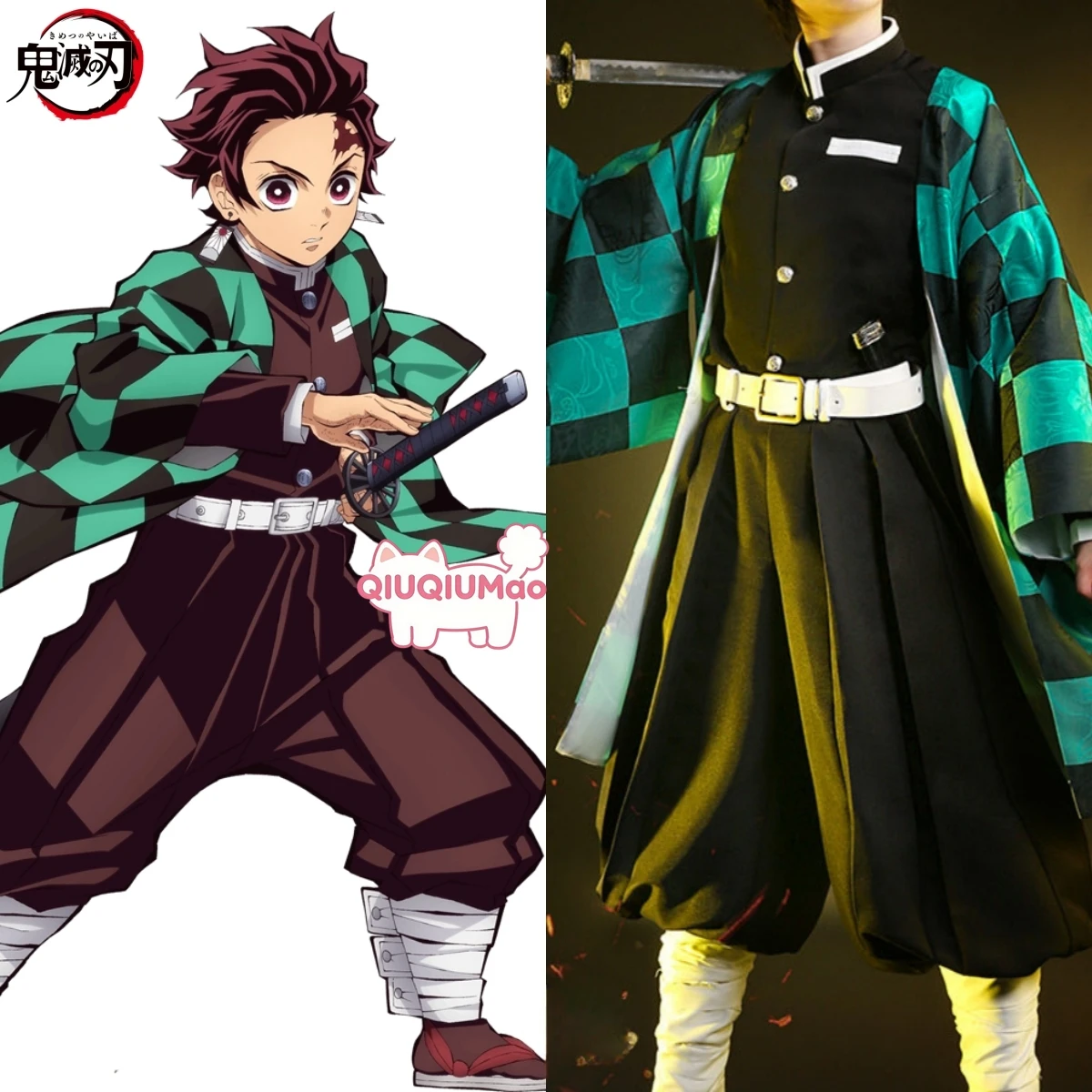 Demon Slayer Kimetsu No Yaiba Anime Kamado Tanjirou Cosplay Costume for Men Demon Slayer Corps Uniform Wig Halloween Comic Con
Demon Slayer Kimetsu No Yaiba Anime Kamado Tanjirou Cosplay Costume for Men Demon Slayer Corps Uniform Wig Halloween Comic Con