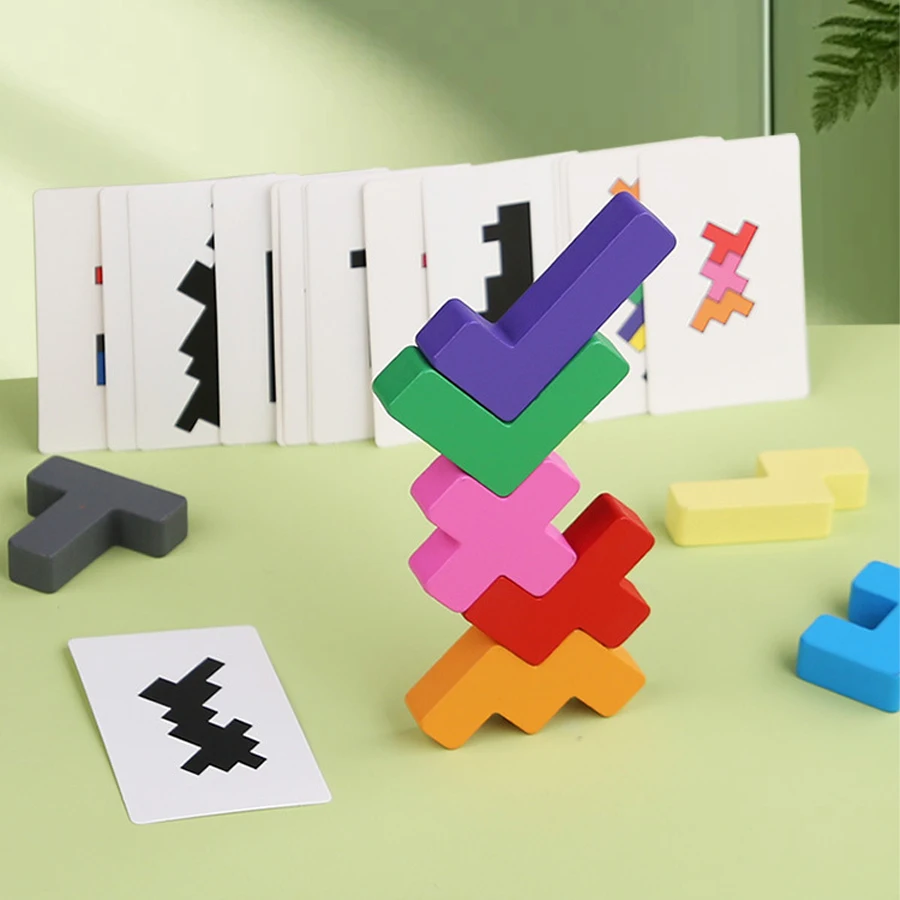 Montessori Shadow Matching Puzzle Blocks Kids Educational Brain Teaser Balance Stacking Shape Learning Toy
Montessori Shadow Matching Puzzle Blocks Kids Educational Brain Teaser Balance Stacking Shape Learning Toy