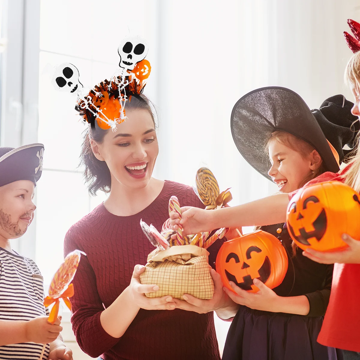 3 шт., повязка на голову с тыквой на Хэллоуин, прочная, яркая, цветная, с дизайном черепа, вечерние аксессуары для косплея, повязка на голову с тыквой 
3 шт., повязка на голову с тыквой на Хэллоуин, прочная, яркая, цветная, с дизайном черепа, вечерние аксессуары для косплея, повязка на голову с тыквой