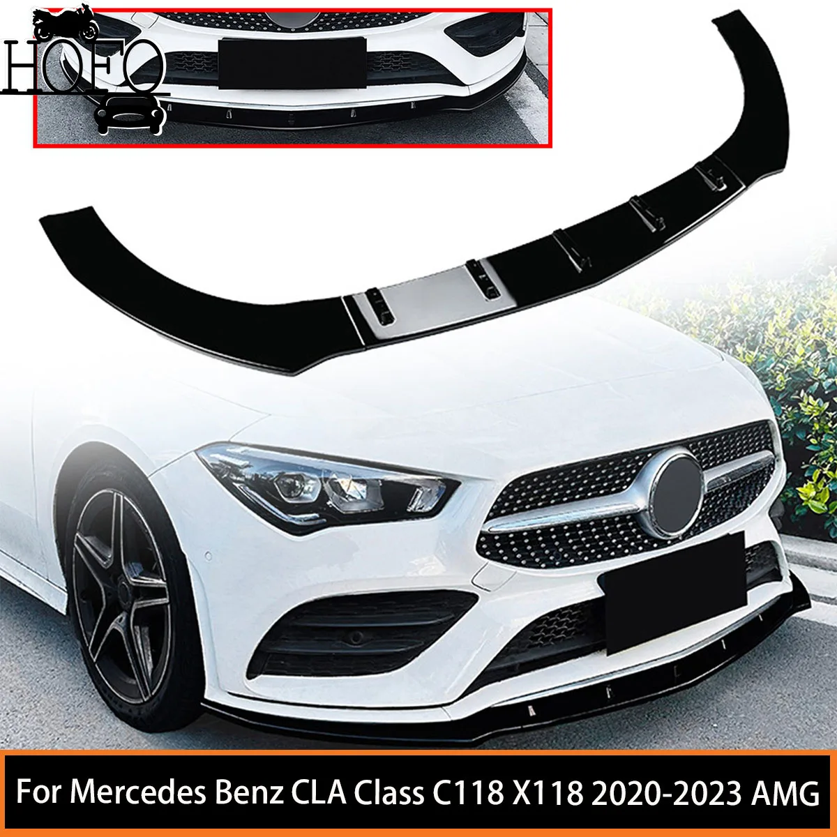 Car Front Bumper Lip Body Kit Spoiler Splitter Protector Car Accessories For Mercedes Benz CLA Class C118 X118 2020-2023 AMG
Car Front Bumper Lip Body Kit Spoiler Splitter Protector Car Accessories For Mercedes Benz CLA Class C118 X118 2020-2023 AMG