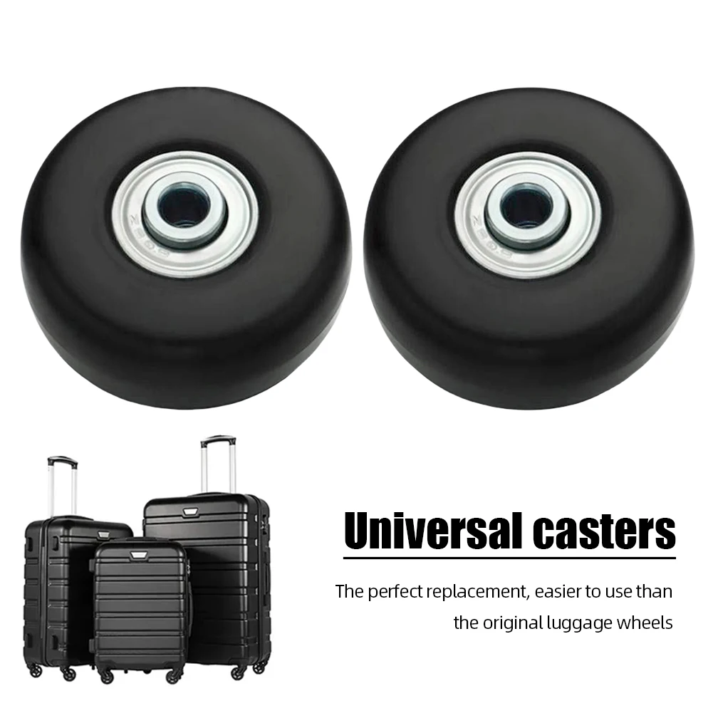 1 Pair Suitcase Repair Casters Mute Swivel Caster Wheels with Metal Bearings Axles Screw Wear Resistant Deluxe Repair Tool
1 Pair Suitcase Repair Casters Mute Swivel Caster Wheels with Metal Bearings Axles Screw Wear Resistant Deluxe Repair Tool