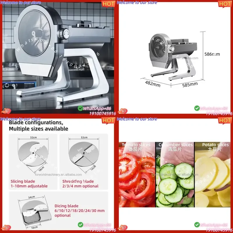 2026 Vegetable Slicing Dicing Machine Potato Cucumber Carrot Slice Cutter Machine for Carrot Potato Radish Cucumber Yam
2026 Vegetable Slicing Dicing Machine Potato Cucumber Carrot Slice Cutter Machine for Carrot Potato Radish Cucumber Yam