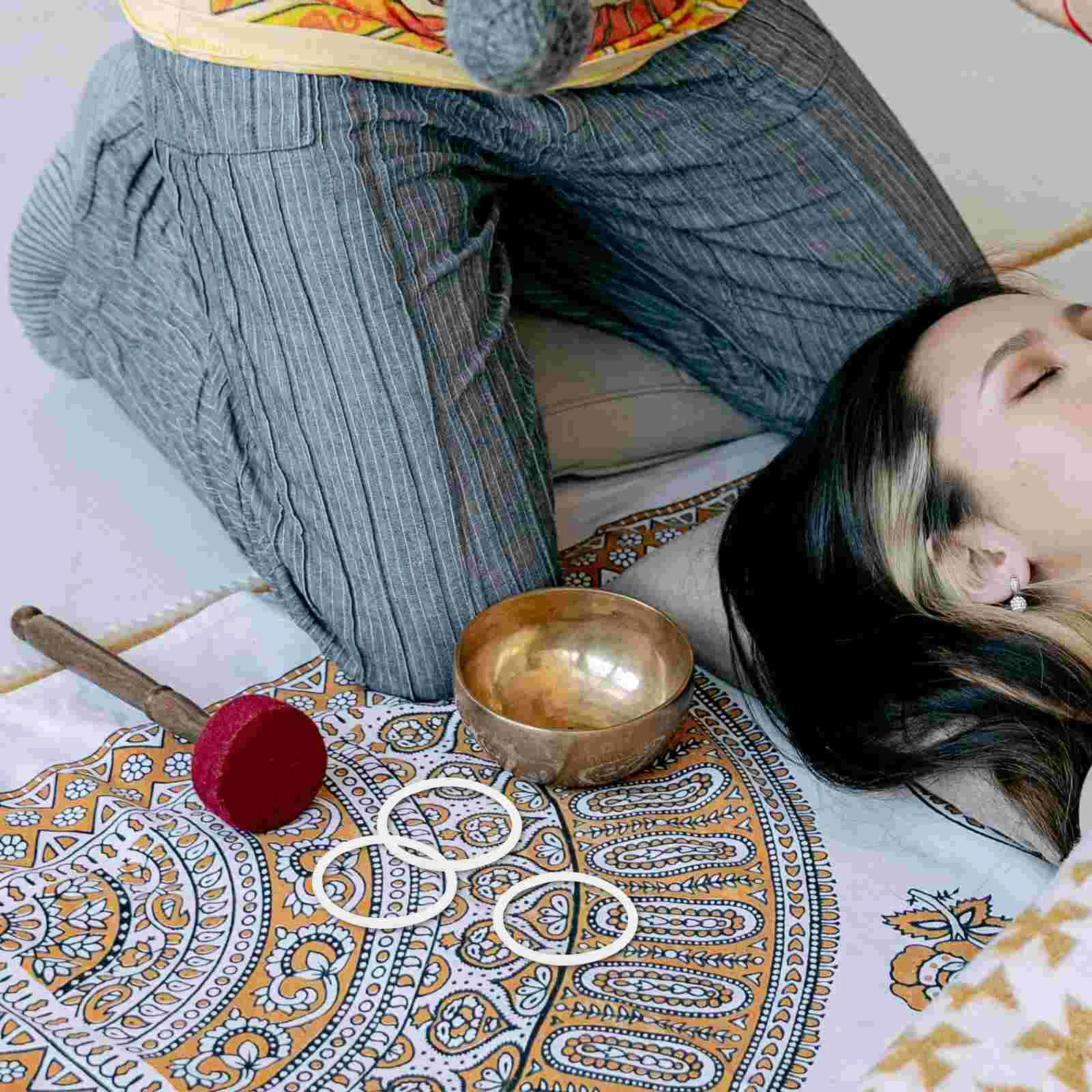 3 Pcs Crystal Bowl Gasket Music Rubber Ring 3pcs Rings for Sound Bowls Singing Base Cushion Mat Musical Instrument
3 Pcs Crystal Bowl Gasket Music Rubber Ring 3pcs Rings for Sound Bowls Singing Base Cushion Mat Musical Instrument