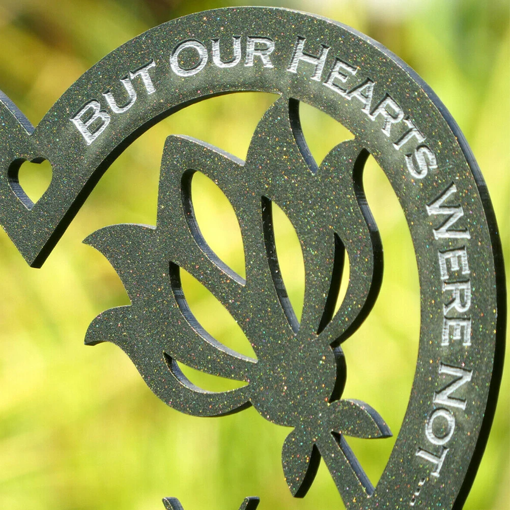 Garden Memorial Stake Durable Metal Lawn nament Yard Decor Plaque Grave Marker Courtyard Adornment Pathway Decoration
Garden Memorial Stake Durable Metal Lawn nament Yard Decor Plaque Grave Marker Courtyard Adornment Pathway Decoration