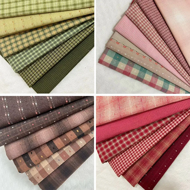 Japanese Yarn-Dyed 100% Cotton Fabric, 6 Pcs, 48x33cm, Patchwork, Handbags, Dolls, Quilting, Handicrafts, Sewing Fabric
Japanese Yarn-Dyed 100% Cotton Fabric, 6 Pcs, 48x33cm, Patchwork, Handbags, Dolls, Quilting, Handicrafts, Sewing Fabric